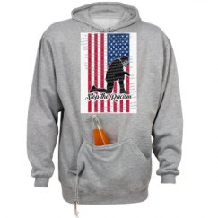 Unisex Beer Holder Tailgate Hoodie