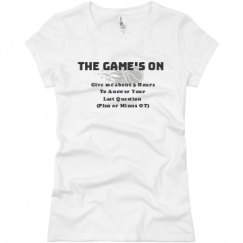 Ladies Slim Fit Basic Promo Jersey Tee