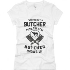 Ladies Slim Fit Basic Promo Jersey Tee