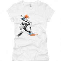 Ladies Slim Fit Basic Promo Jersey Tee