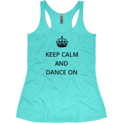 Ladies Slim Fit Super Soft Racerback Triblend Tank