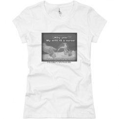 Ladies Slim Fit Basic Promo Jersey Tee