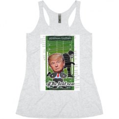 Ladies Slim Fit Super Soft Racerback Triblend Tank