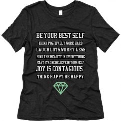 Ladies Relaxed Fit Super Soft Triblend Tee