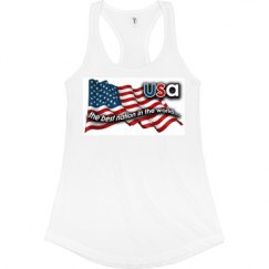 Ladies Slim Fit Racerback Tank Top
