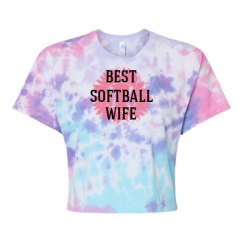 Women's Tie Dye Crop Top Tee