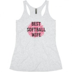 Ladies Slim Fit Super Soft Racerback Triblend Tank