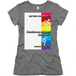 Ladies Slim Fit Super Soft Triblend Tee