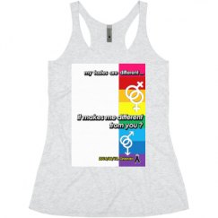 Ladies Slim Fit Super Soft Racerback Triblend Tank
