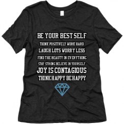 Ladies Relaxed Fit Super Soft Triblend Tee