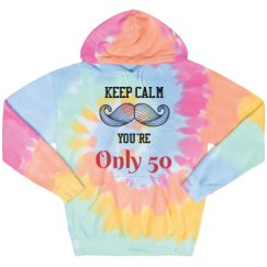 Unisex Tie-Dye Fleece Hoodie