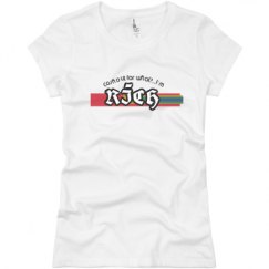 Ladies Slim Fit Basic Promo Jersey Tee
