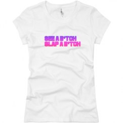 Ladies Slim Fit Basic Promo Jersey Tee