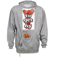 Unisex Beer Holder Tailgate Hoodie