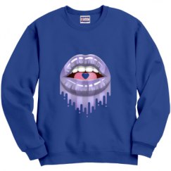 Unisex Film and Foil Crewneck Sweatshirt