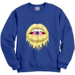 Unisex Film and Foil Crewneck Sweatshirt